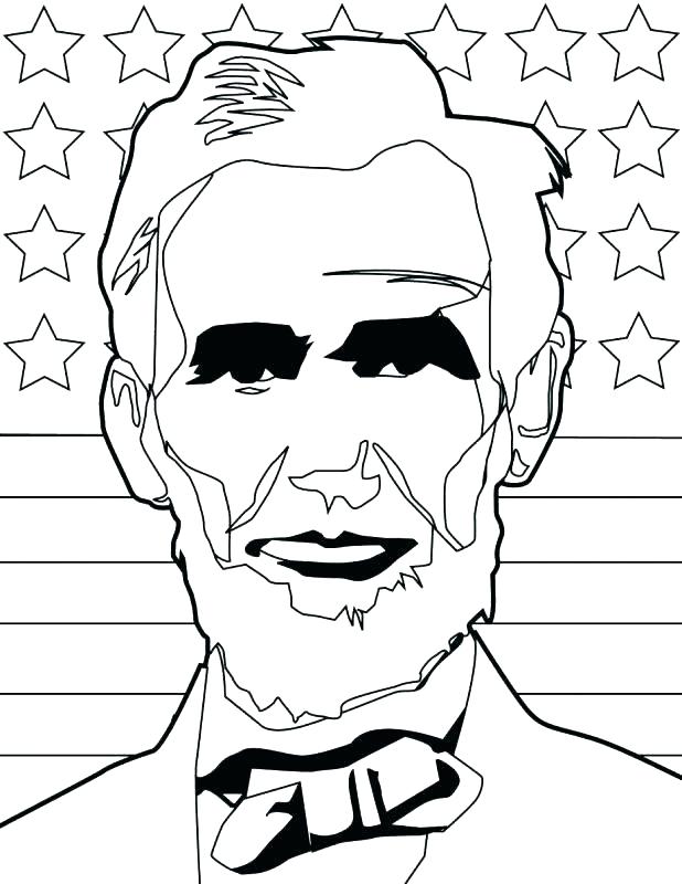 618x800 Abe Lincoln Coloring Page Colouring Page 4 Abraham Lincoln