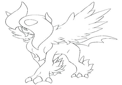 476x333 Pokemon Coloring Pages Absol Coloring Pokemon Coloring Pages Mega