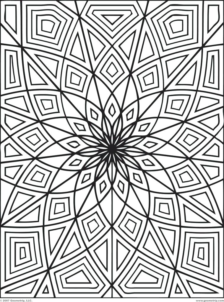 758x1024 Free Coloring Pages Adults Printable Abstract Coloring Pages