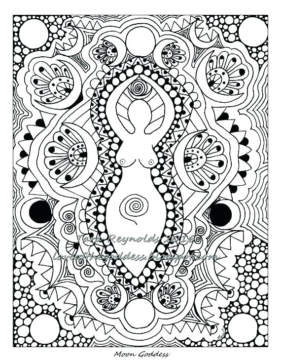 570x733 Abstract Color Pages Abstract Art Coloring Page Example Abstract