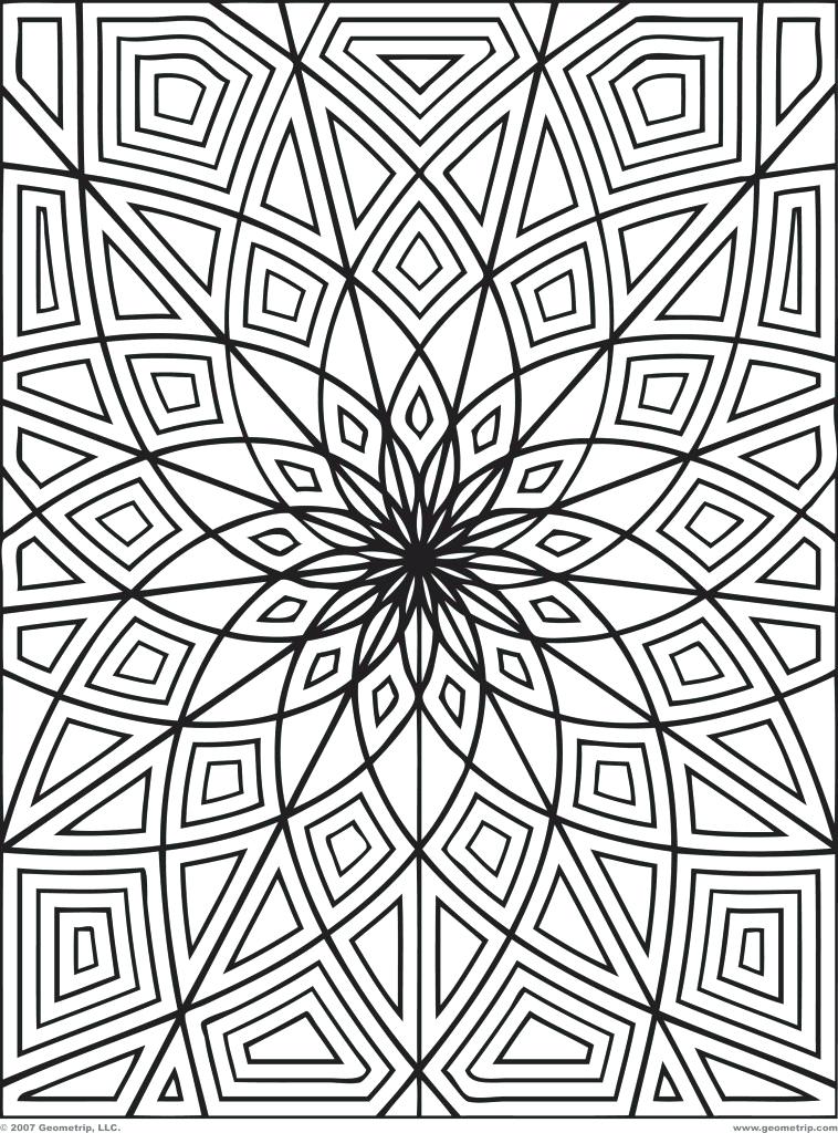 758x1024 Design Color Pages These Printable Mandala And Abstract Coloring