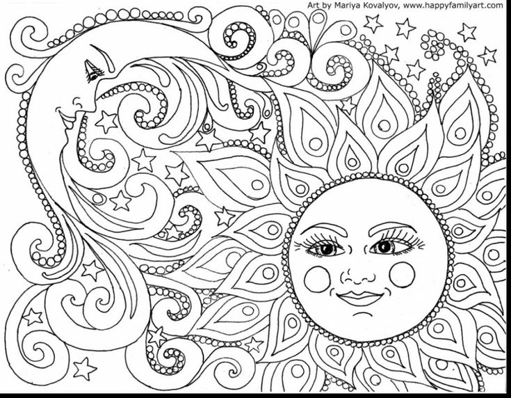 735x572 The 25 Best Abstract Coloring Pages Ideas On Adult