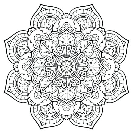 440x440 Abstract Coloring Pages To Print Abstract Printable Coloring Pages