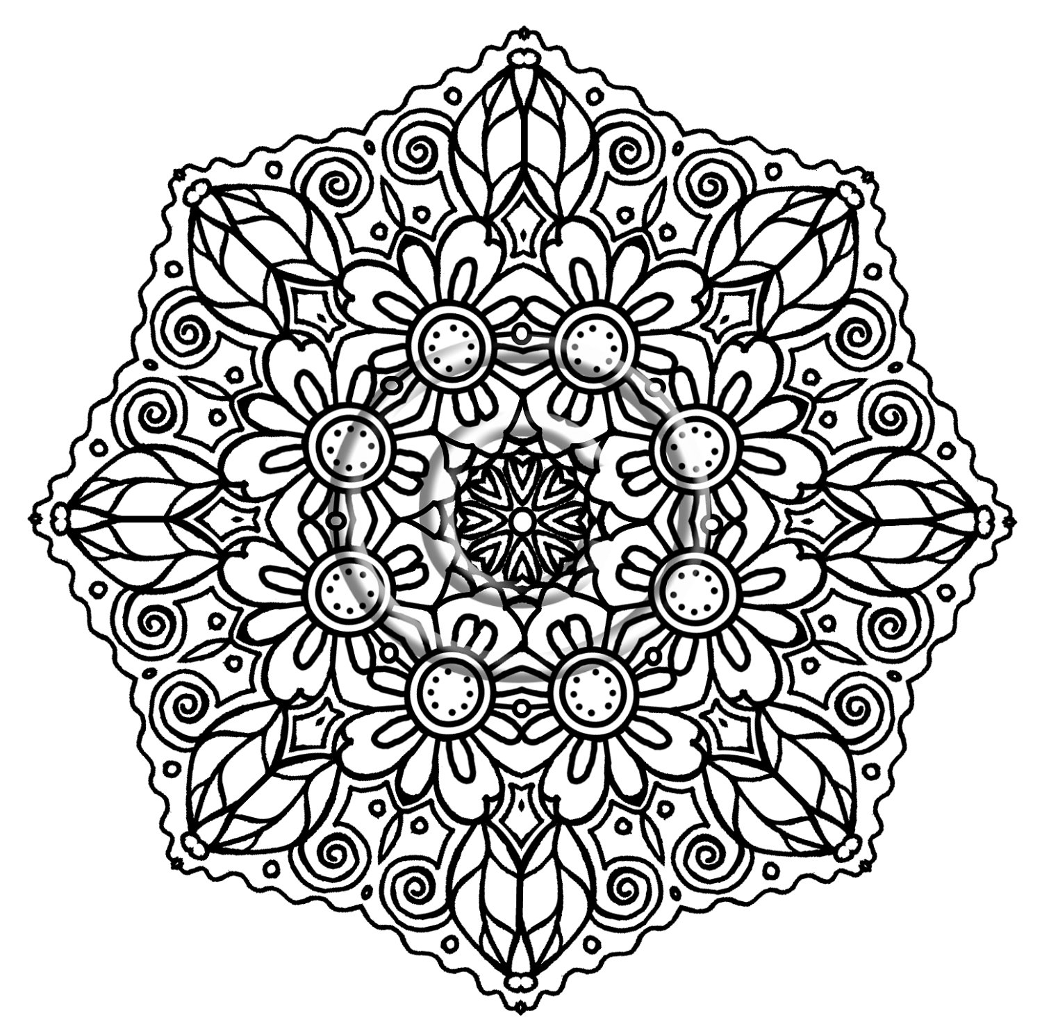 1500x1481 Coloring Printable Abstract Coloring Pages For Adults Printable
