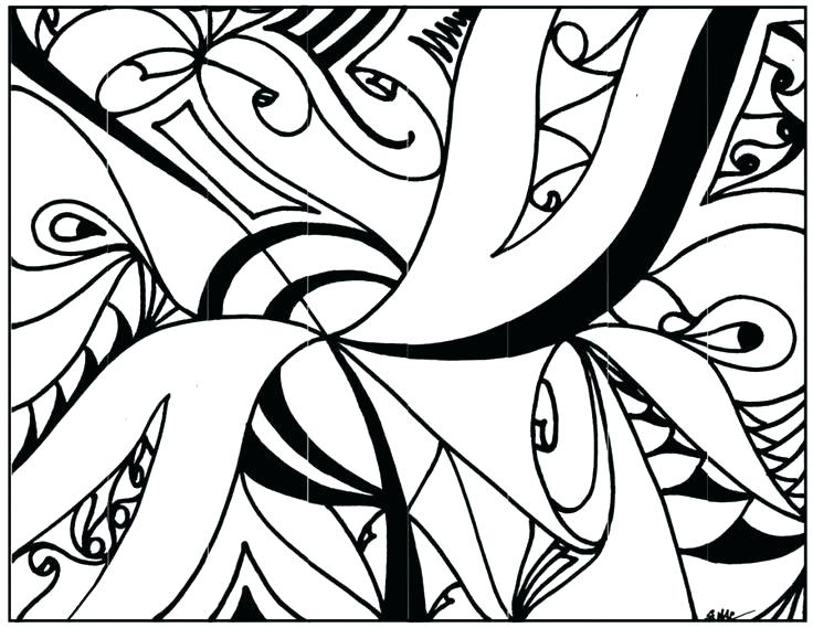 736x569 Abstract Color Pages Simple Abstract Coloring Pages To Print