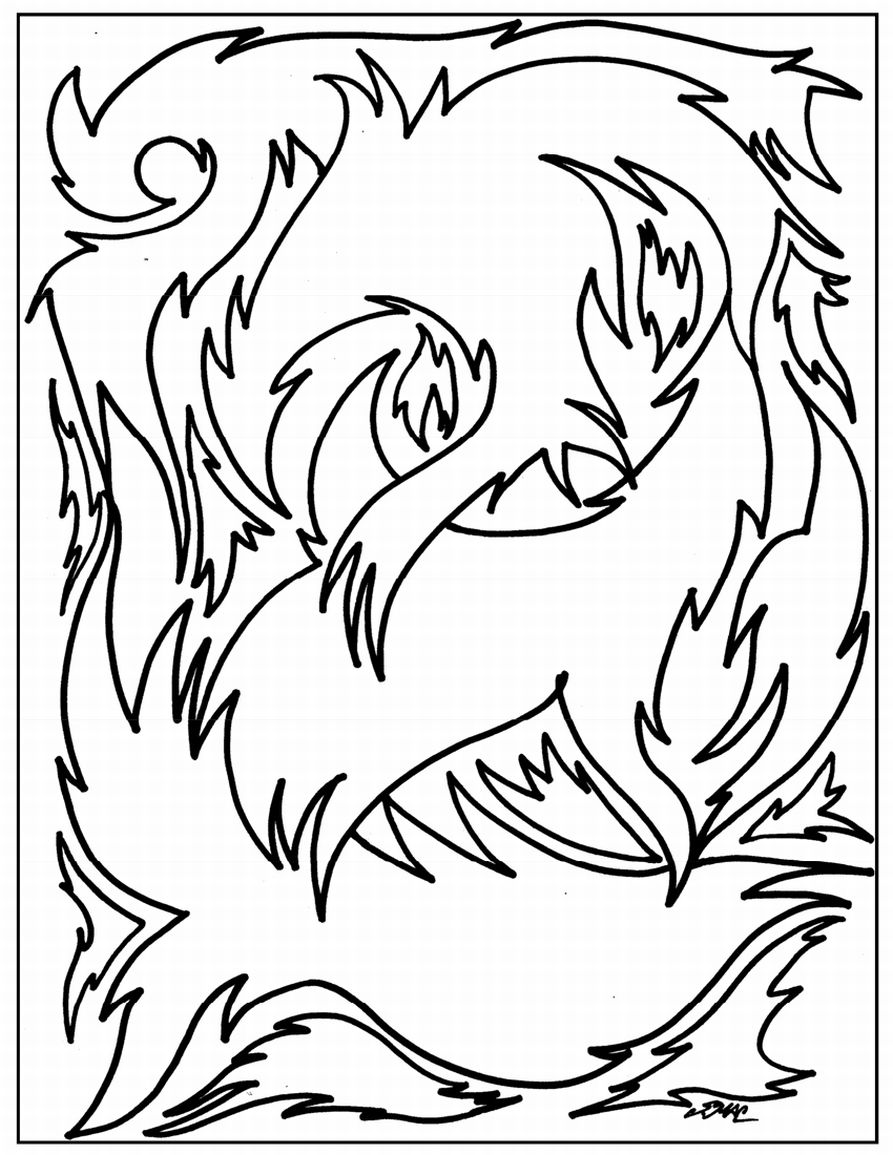 893x1155 Printable Abstract Coloring Pages For Kids Abstract Color Pages