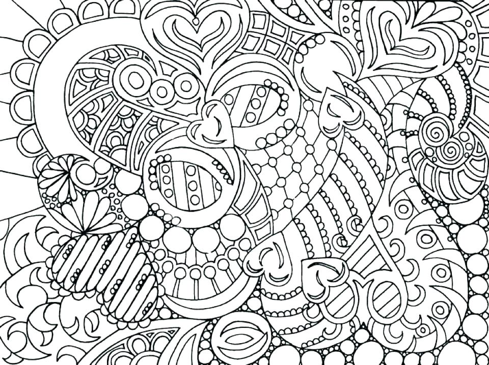 960x718 Abstract Printable Coloring Pages Hard Design Coloring Pages