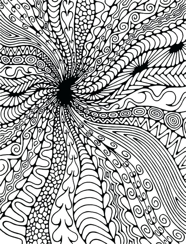 600x788 Abstract Design Coloring Pages Abstract Black Hole Abstract