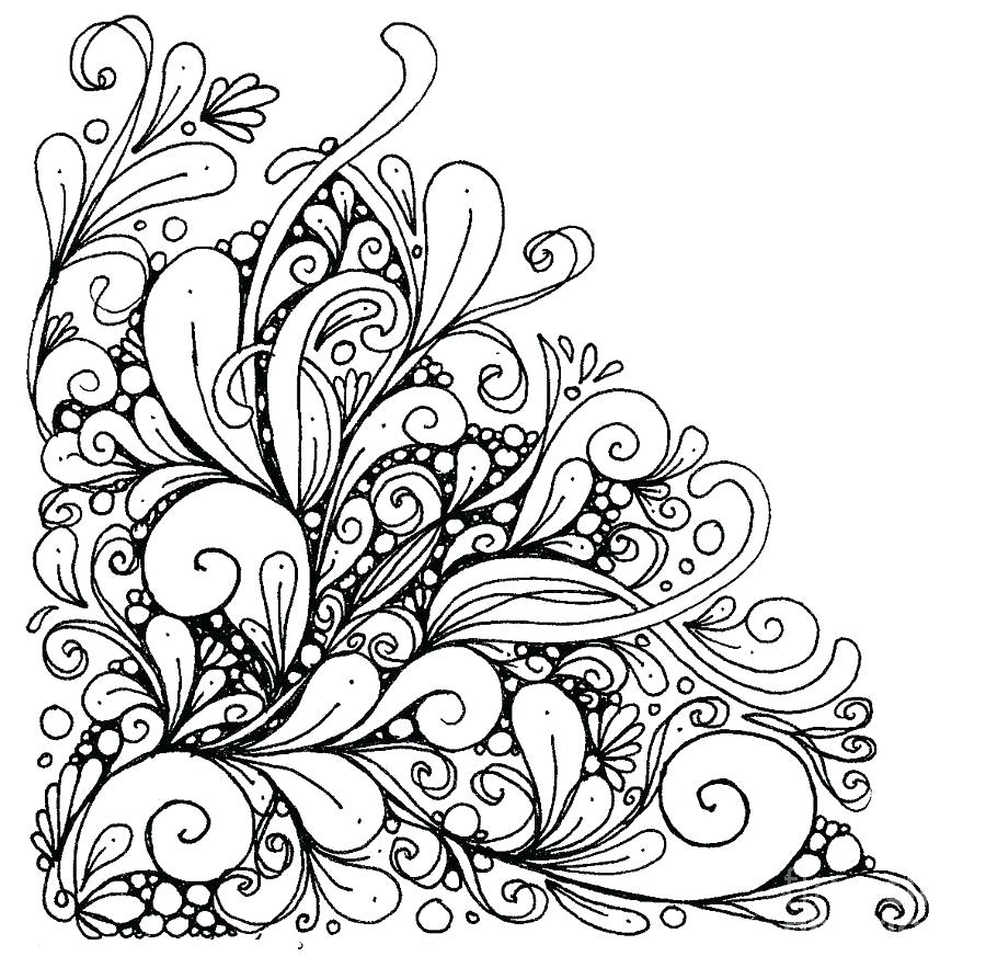 900x893 Abstract Coloring Pages