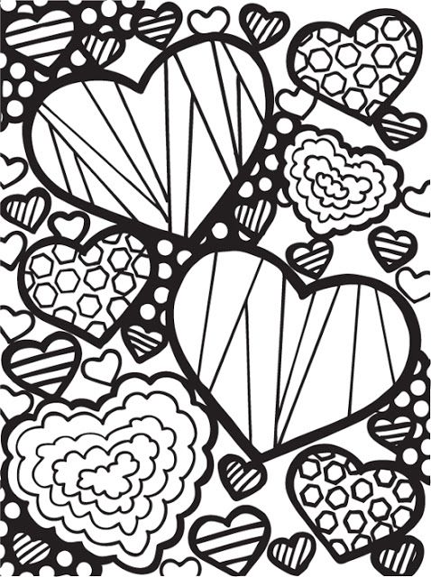 478x640 Try To Carve Rubber Stamp Hearts Like These. Abstract Doodles