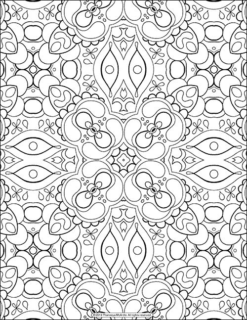 Abstract Patterns Coloring Pages