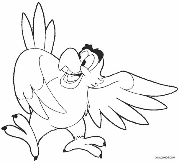607x551 Printable Disney Aladdin Coloring Pages For Kids Cool2bkids