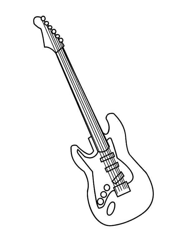 600x777 Mexican Guitar Coloring Page Kids Coloring Acoustic Guitar