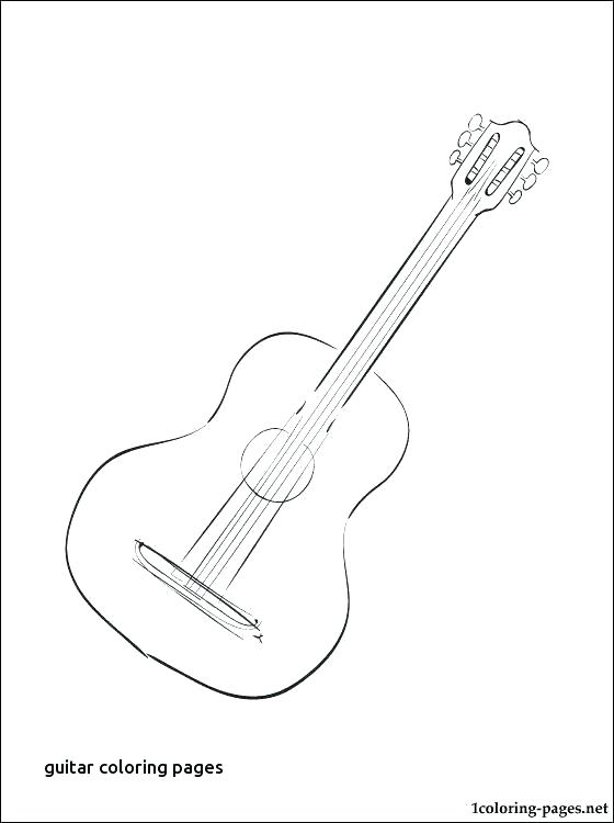 560x750 Electric Guitar Coloring Page Shippa.co