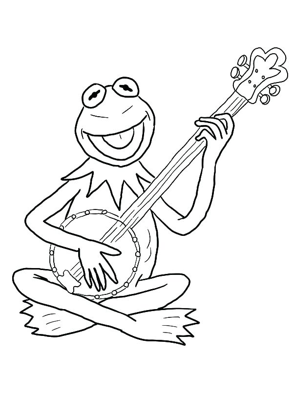 600x811 Guitar Coloring Page Coloring Pages Collection