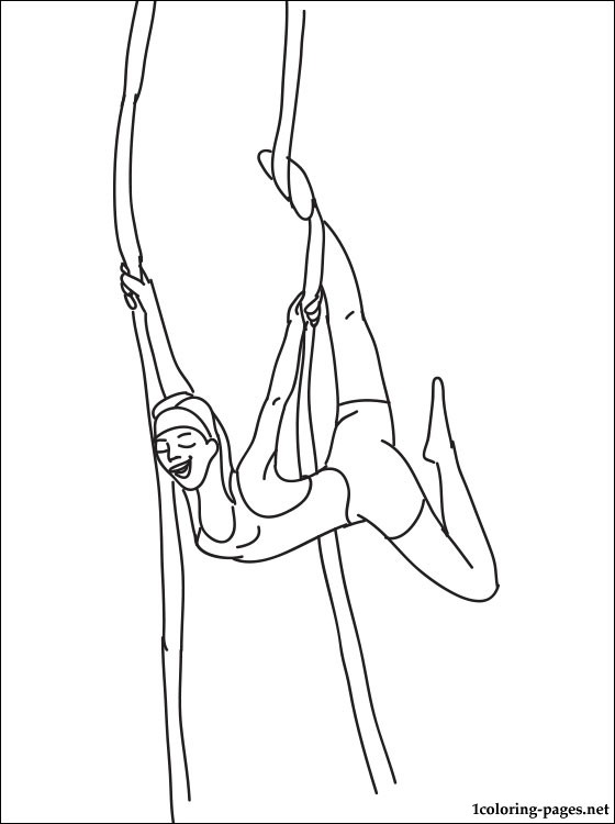 560x750 Acrobat Coloring Page Coloring Pages