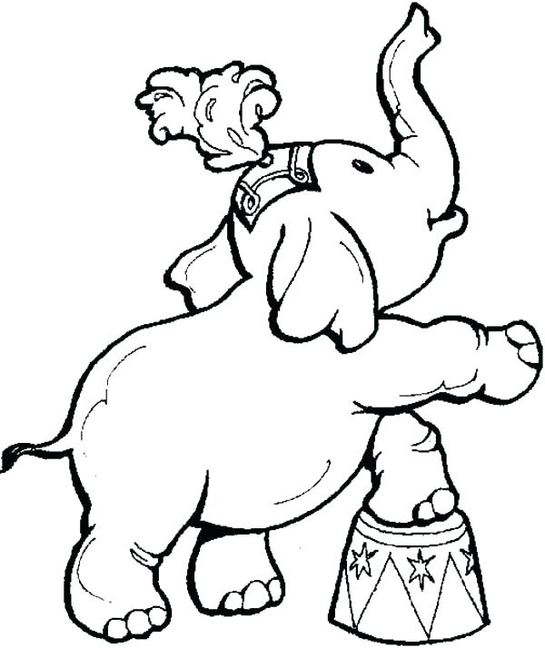 600x714 Circus Coloring Pages Big Top Acrobat With Balloons Coloring Page