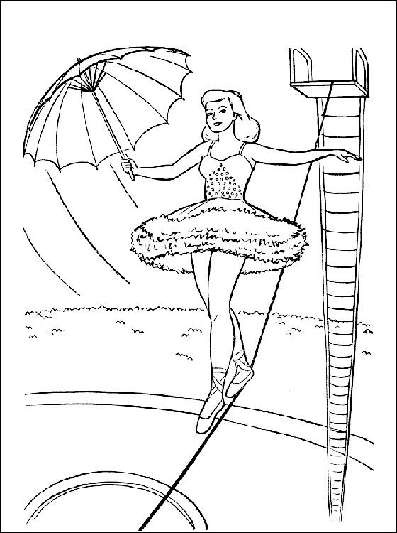 560x750 Coloring Page With A Circus Acrobat Coloring Pages Coloring 3