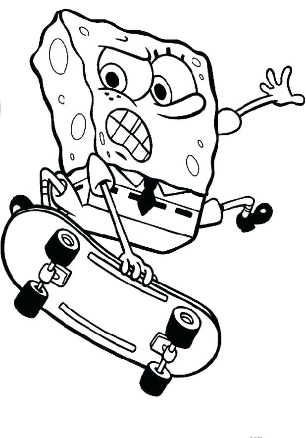 618x884 The Wiggles Coloring Pages Download In Skateboard Action Coloring