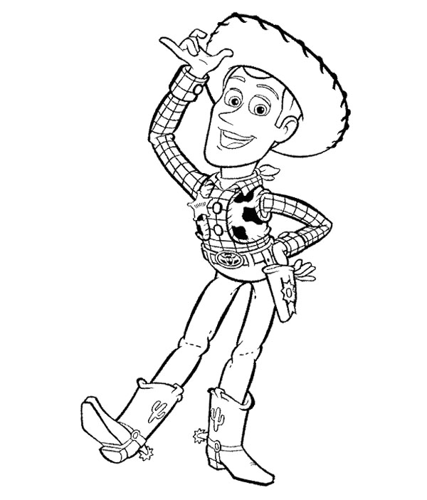 600x702 Fascinating Stoy Story Colouring Pages Toy