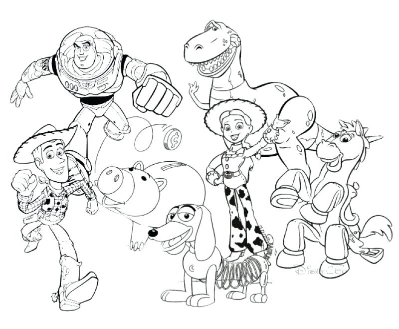 800x659 Printable Coloring Pages Woody Toy Story Rocket Ship For Kids
