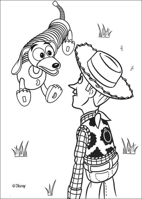 607x850 Toy Story Coloring Book Pages