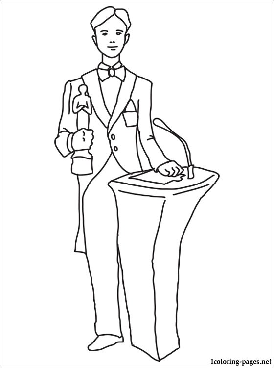 560x750 Actor Coloring Page Coloring Pages