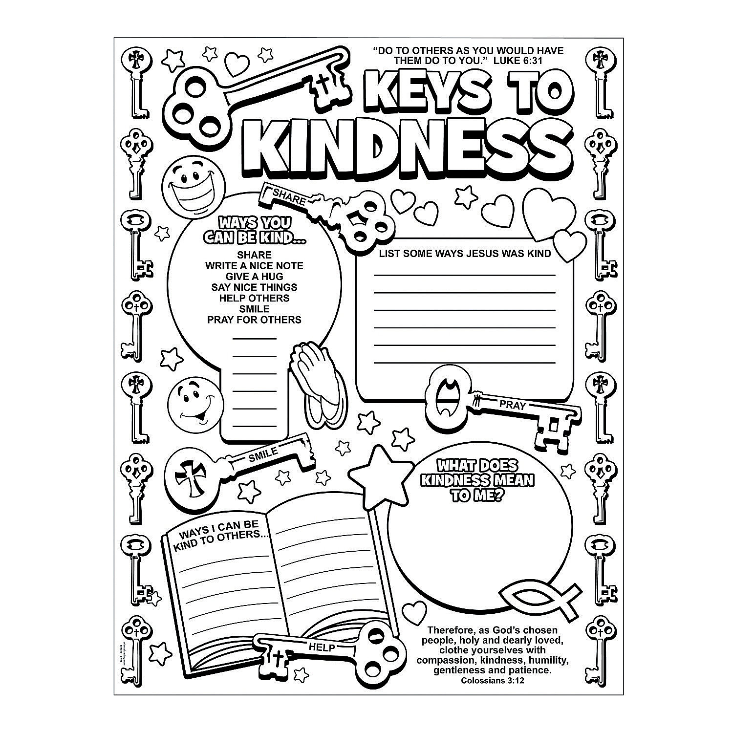 1500x1500 Kindness Coloring Pages Robertjhastings Net Stunning Page