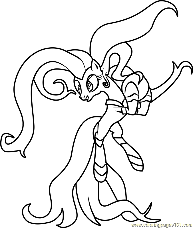 676x800 Mane Iac Coloring Page