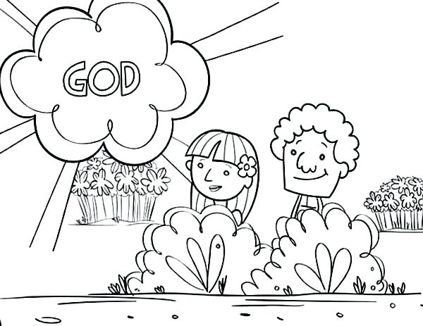 600x463 Adam And Eve Coloring Pages Lds Icontent