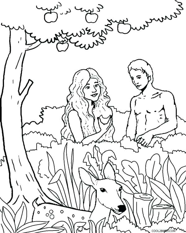 600x751 Adam Eve Color Pages Ideas Adam And Eve Coloring Pages And And Eve