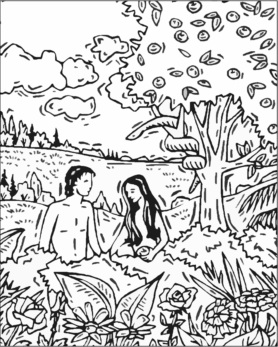 950x1184 Free Printable Adam And Eve Coloring Pages For Kids