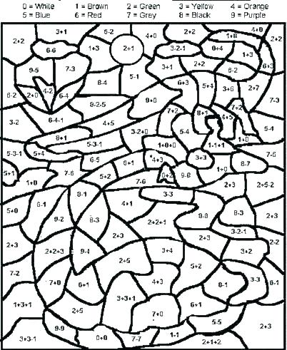 402x491 Subtraction Coloring Pages Coloring Addition Subtraction Coloring