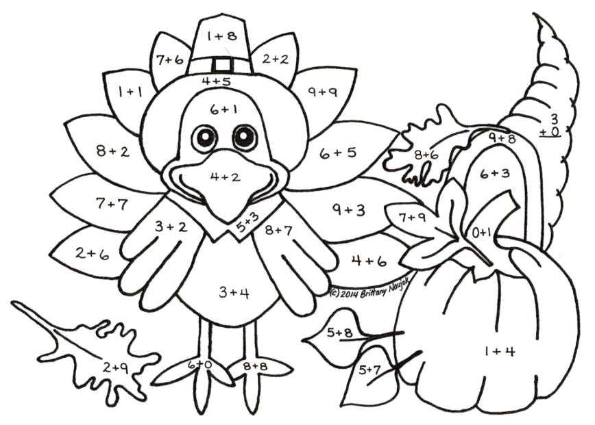 868x621 Addition Coloring Worksheet