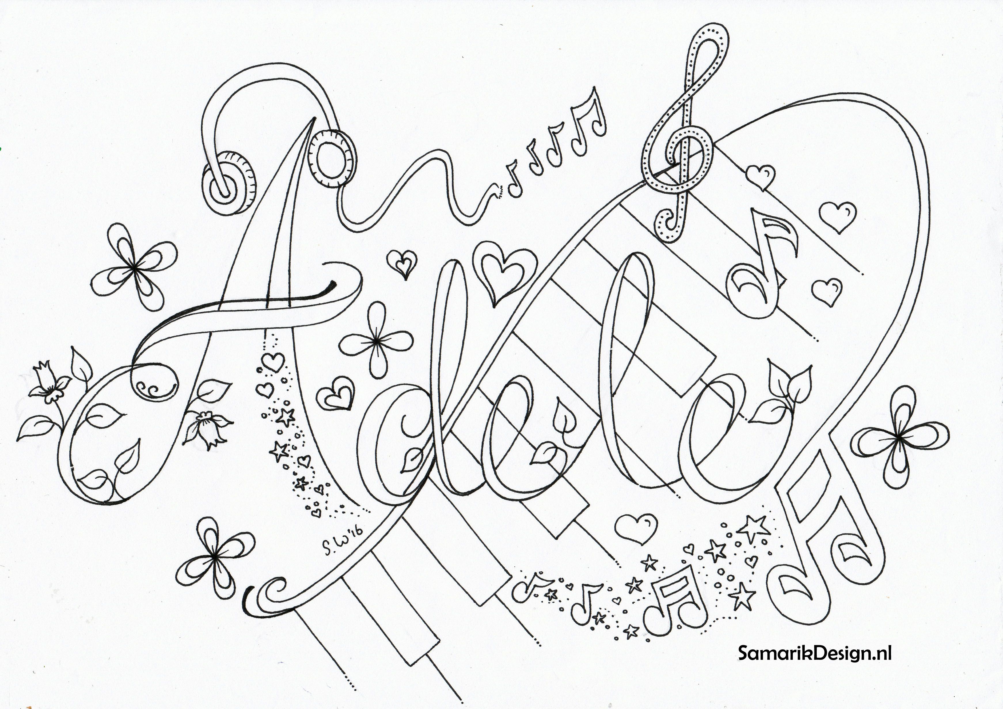 3484x2464 Adele Doodle Kleurplaten Voor Volwassenen Colouring For Adults