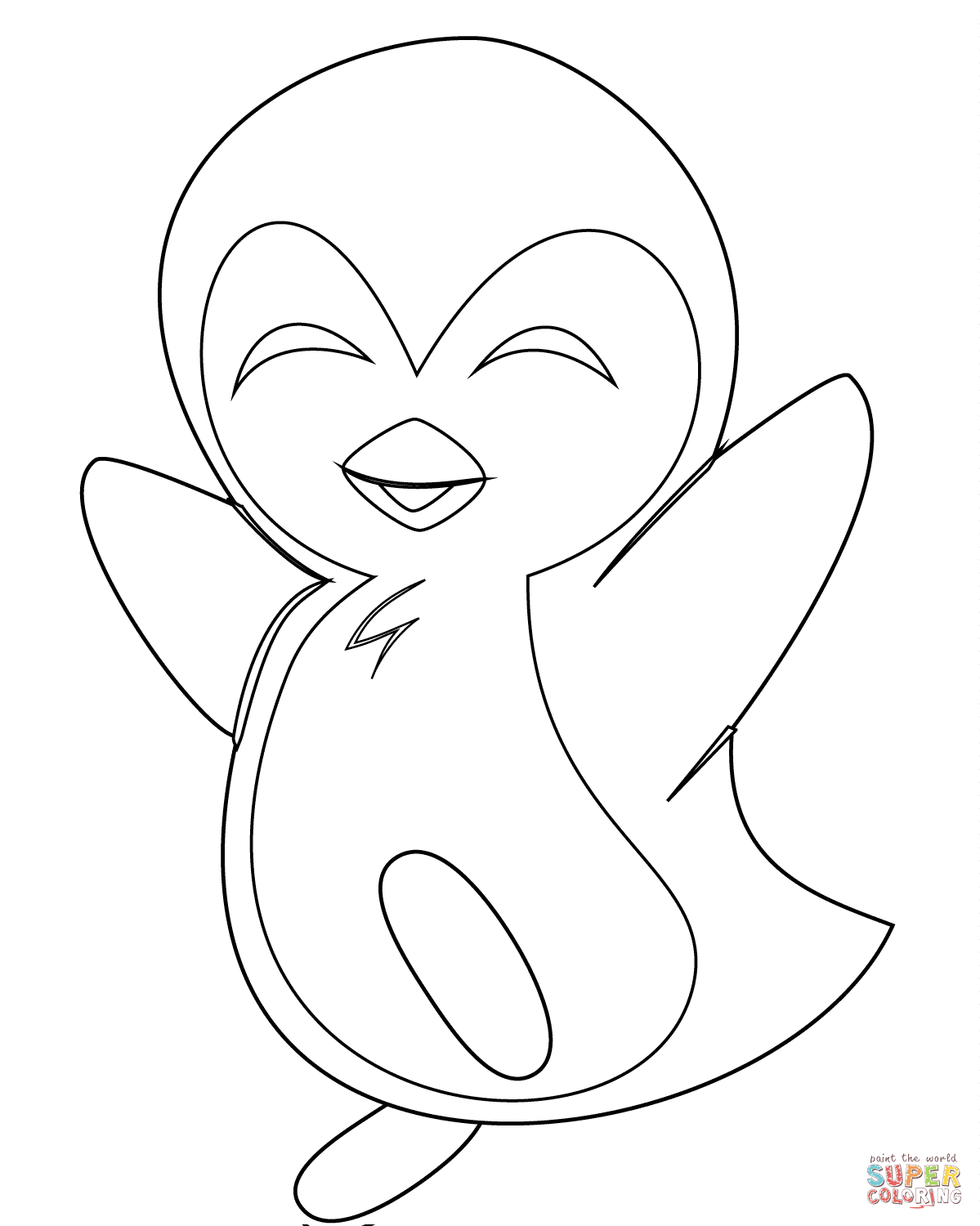 1199x1500 Penguins Coloring Pages Chinstrap Penguin Baby Printable Animal