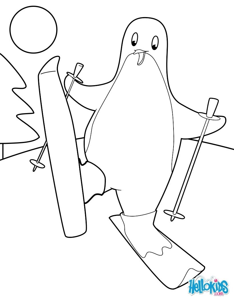 820x1060 Royal Penguin Coloring Page Archives