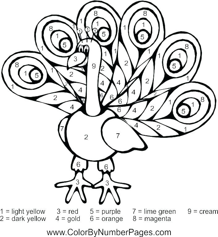 706x766 Fresh Adult Color By Number Pages And Bird Color By Number Page