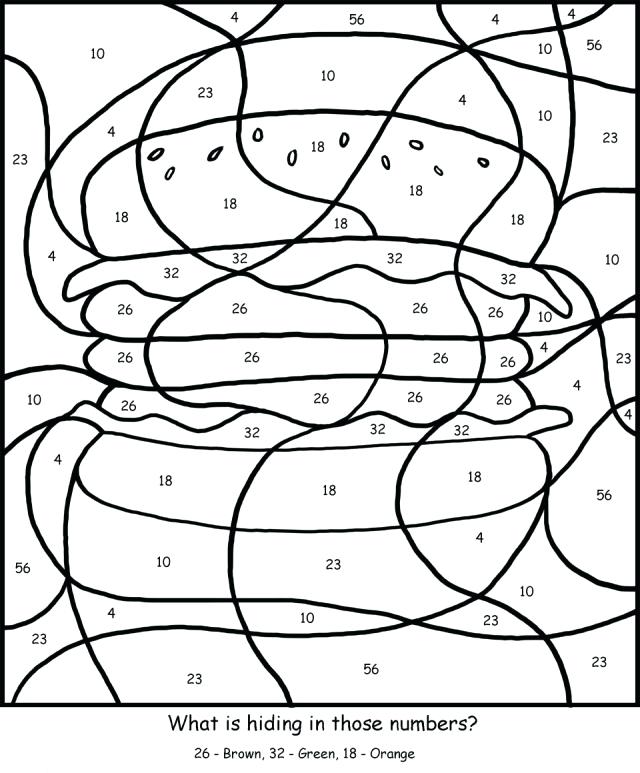640x773 Adult Printable Color By Number Pages For Adults Coloring Tone