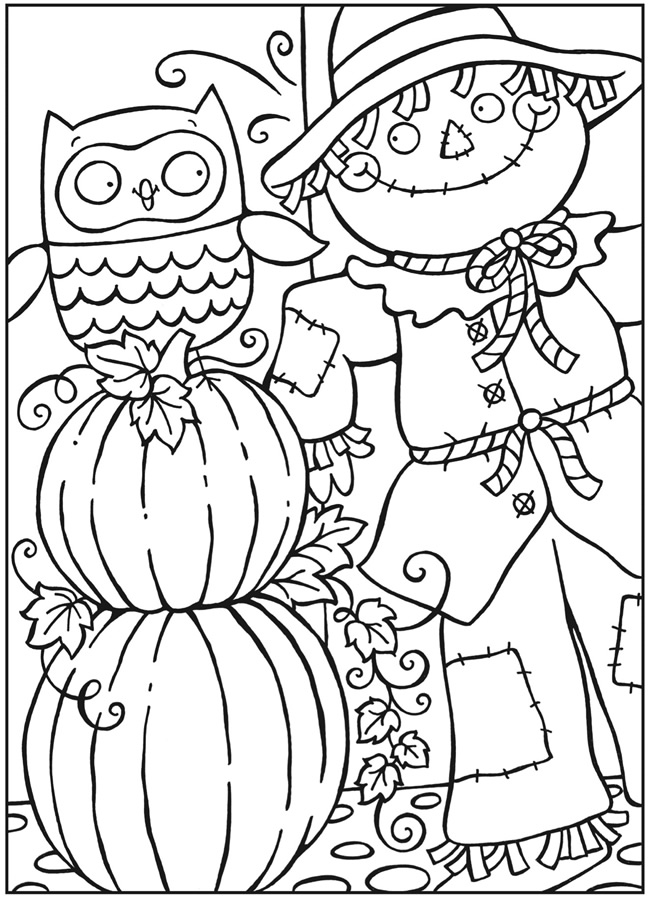 Adult Coloring Pages Autumn