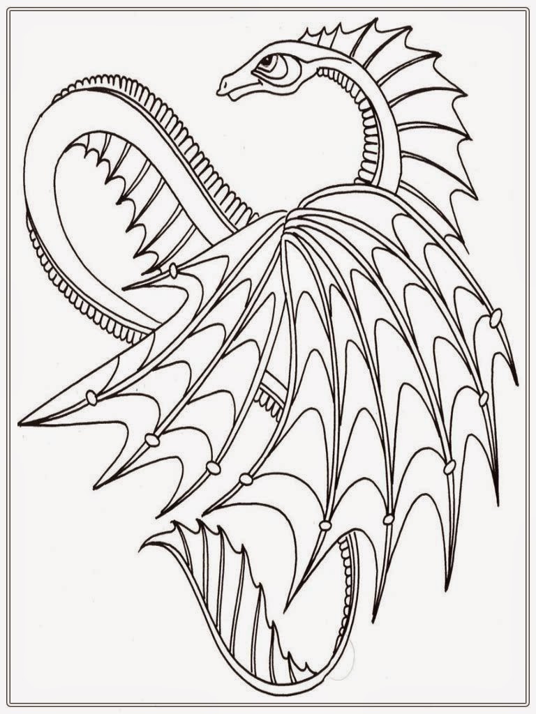 768x1024 Color The Dragon Coloring Pages In Websites Also Adult