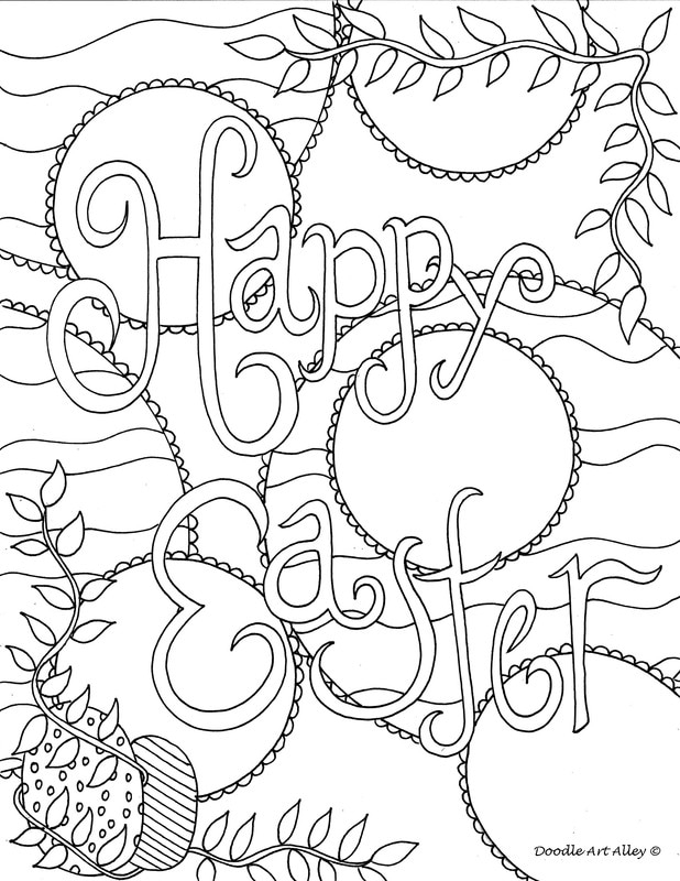 618x800 Unique Spring Amp Easter Holiday Adult Coloring Pages Designs Fun Time