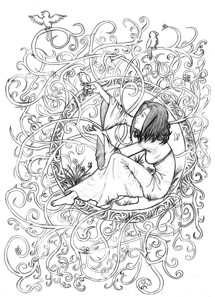 736x1013 Adults Coloring Pages