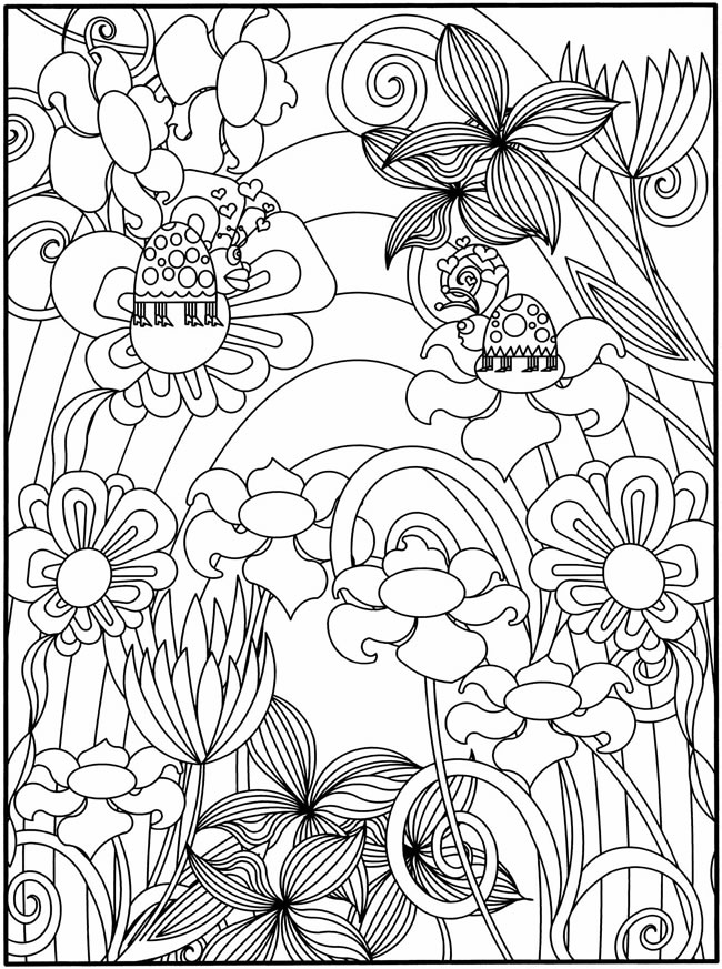 650x873 Garden Coloring Pages