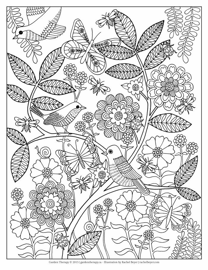 700x906 Life's A Garden Adult Coloring Page Adult Coloring, Life S
