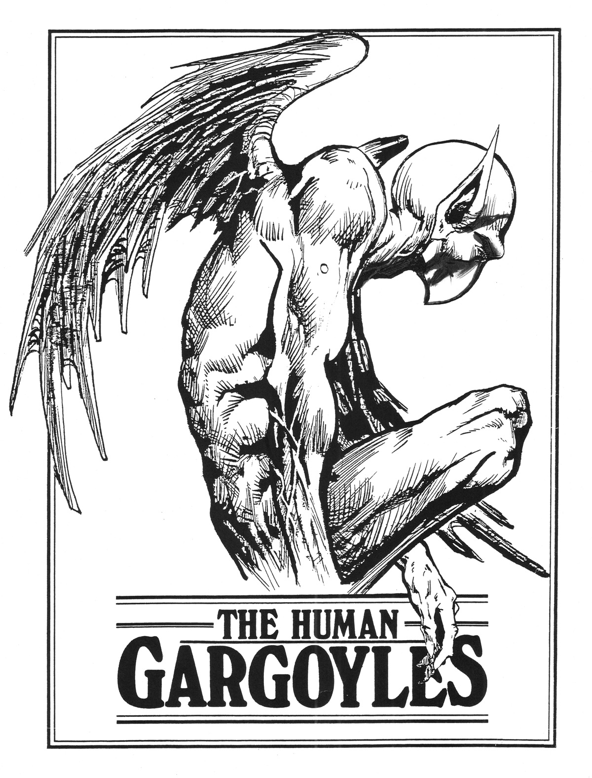 1200x1575 Garboyles Adult Horror Coloring Pages For Halloween With Adults
