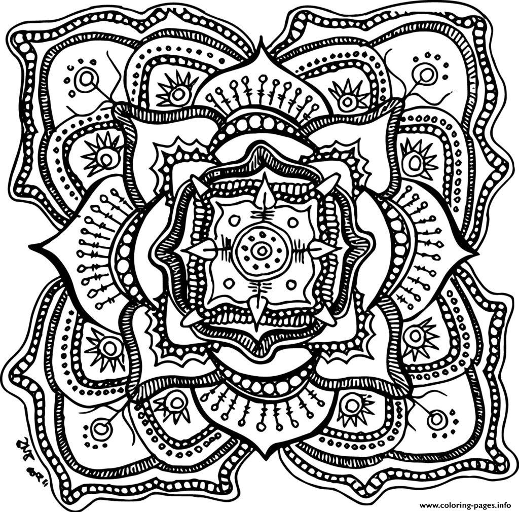 1024x1010 Halloween Adult Mandala Coloring Pages Printable
