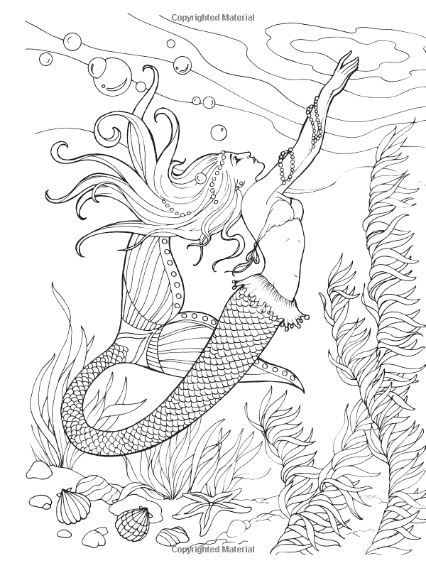 600x800 Creative Haven Mermaids Coloring Book (Adult Coloring) Barbara