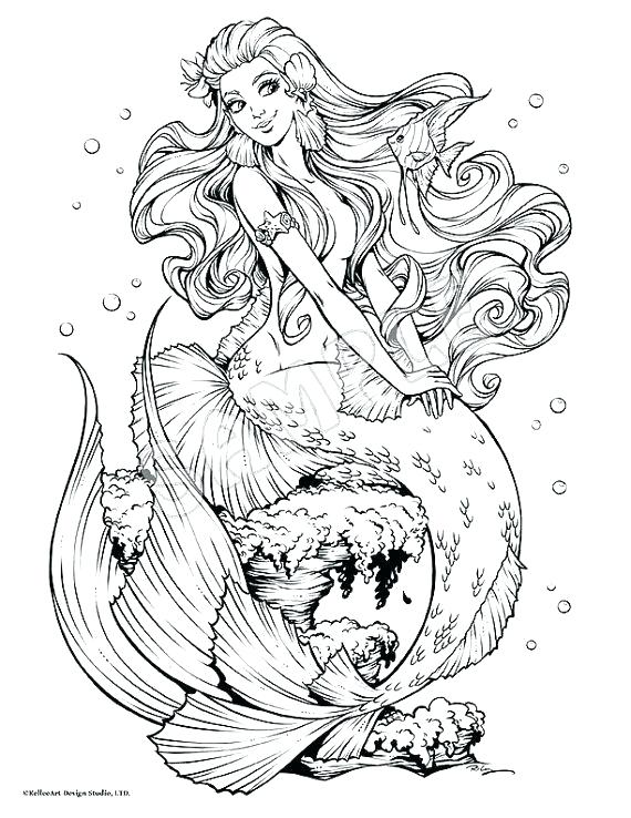 570x738 Mermaid Coloring Pages Mermaid Coloring Pages Mermaid Coloring