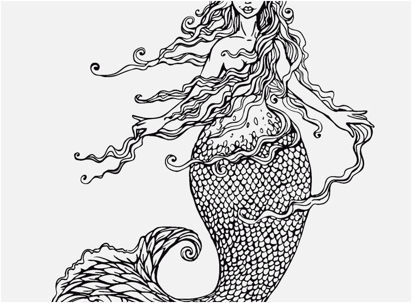 827x609 Realistic Mermaid Coloring Pages Pic Adult Coloring Pages Mermaid